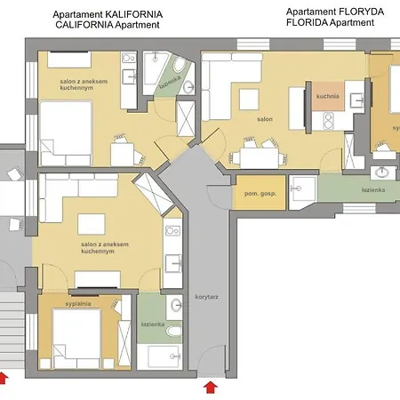Sanhaus - Kalifornia, Marina I Floryda - Stylowe 200 M Od Plazy *